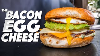 THE B.E.C. (BACON, EGG & CHEESE) BREAKFAST SANDWICH | SAM THE COOKING GUY