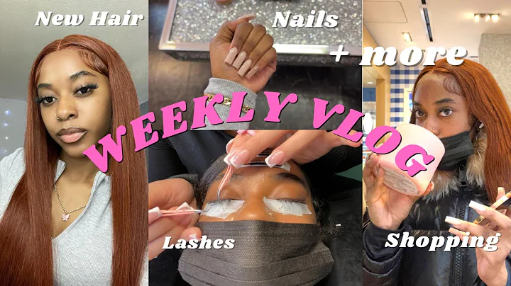 WEEKLY VLOG: I GOTTA PYO, NEW HAIR COLOR, LASHES, ...