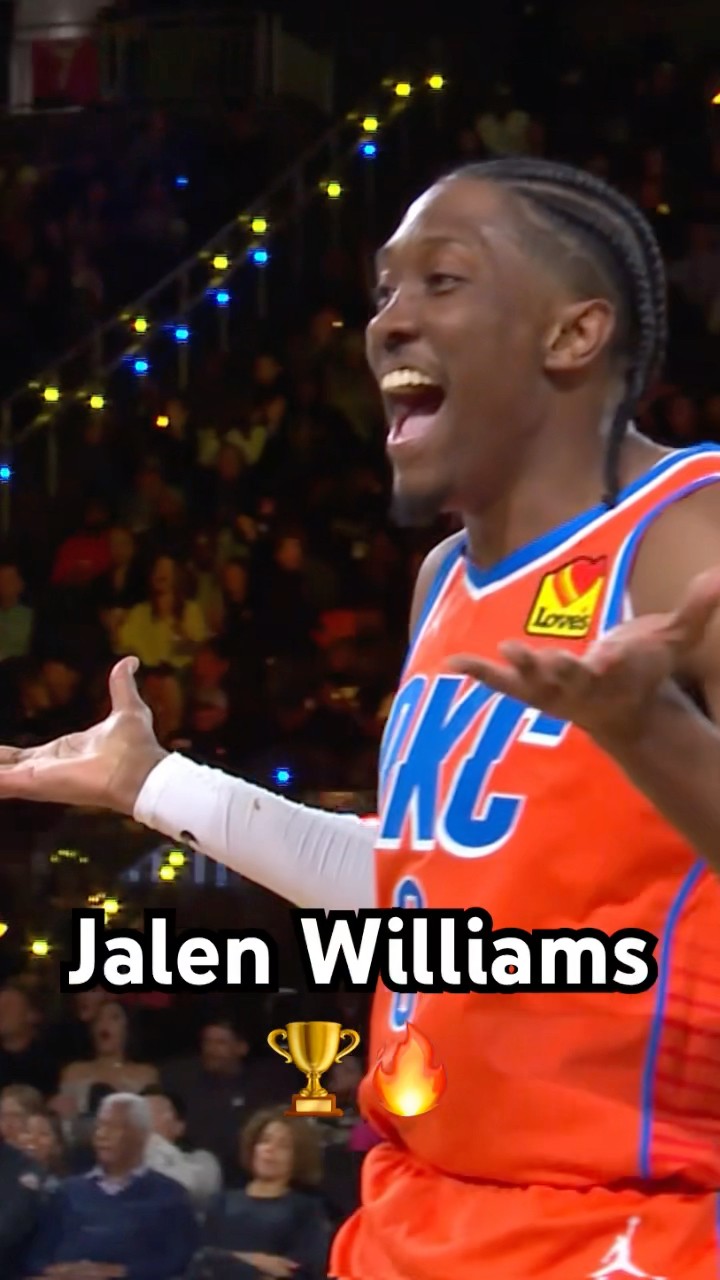 Jalen Williams gets the bounce \u0026 hits the CLUTCH 3! ??|#Shorts