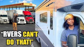 We Broke RV Etiquette at a Truck Stop - What NOT to Do (RV Life)