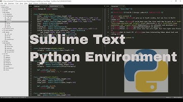 Python Tutorial: Setting up a Python Development Environment in Sublime Text 3