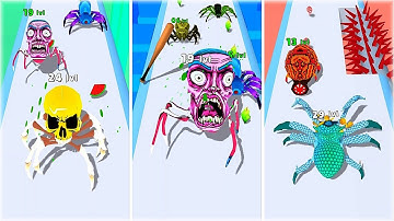 Spider Evolution MAX LEVEL of Game | Update - New Spiders and Levels