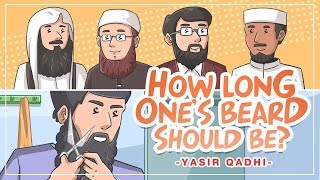 How Long Should One's Beard Be? | Shaykh Dr  Yasir Qadhi {Animated}