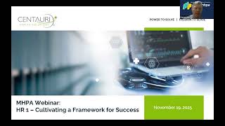 HR 1 Cultivating a Framework for Success