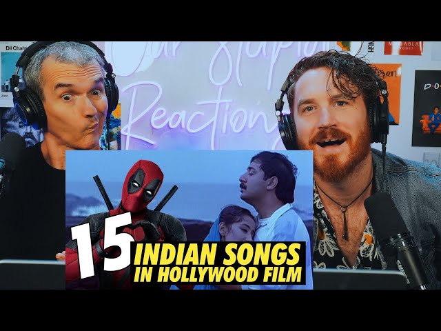 15 Indian songs in Hollywood film | REACTION!! class=