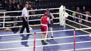 Kristina Rimkutė -- Aleksandra Voluncevaitė. Lietuvos Bokso Čempionato Finalas 81 Kg.