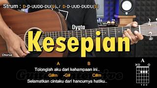 Kesepian - Dygta | Tutorial Chord Gitar Mudah dan Lirik