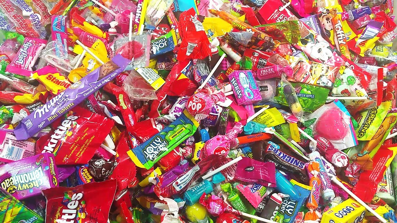 A lot of New Candy Learn Colors with Lollipops & Candies ...