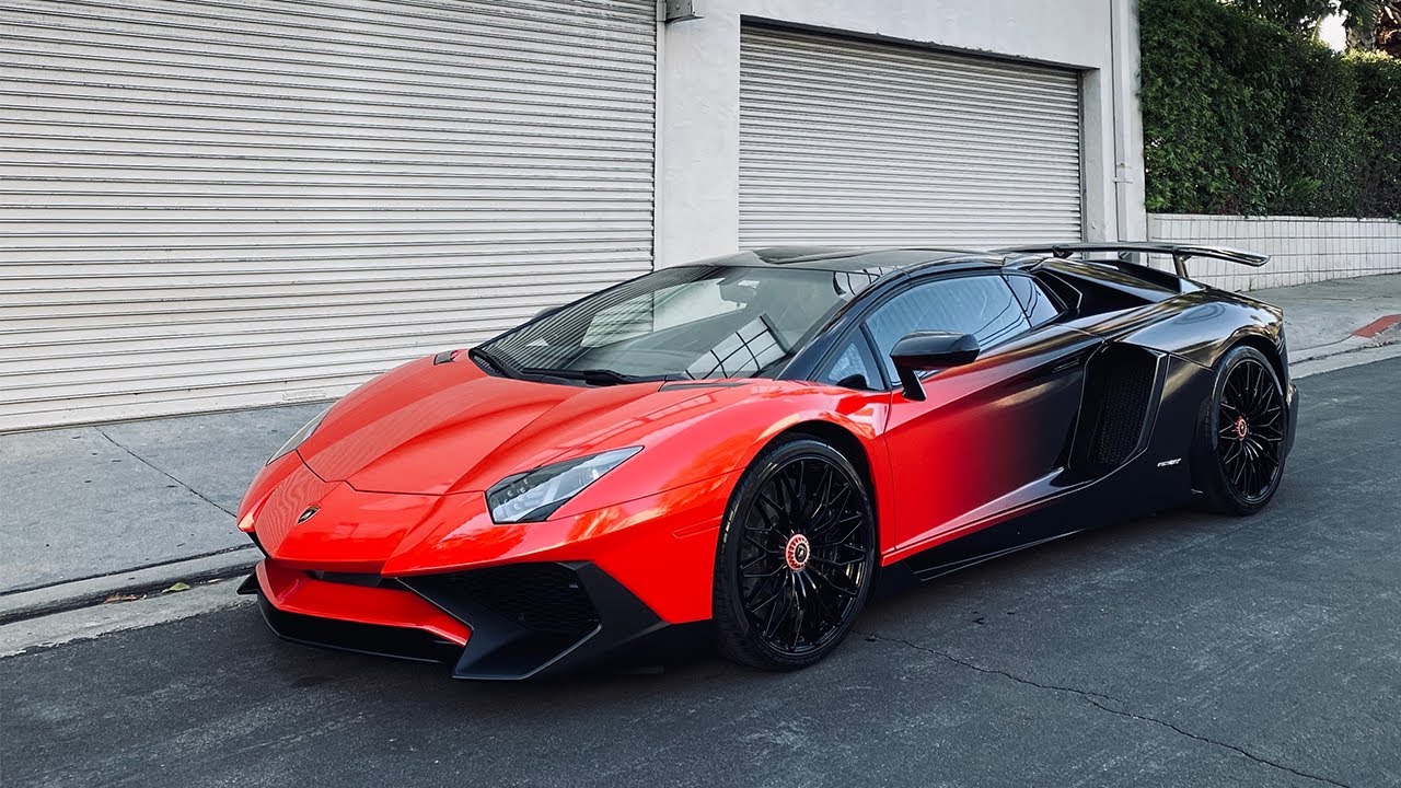 Chris Brown's Color Fade Lamborghini #2, Super Loud Ferrari! 812 *LOUD* -  YouTube