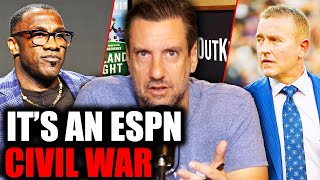 Shannon Sharpe TRIGGERED By Kirk Herbstreit In ESPN Civil War! | OutKick The Show w/ Clay Travis