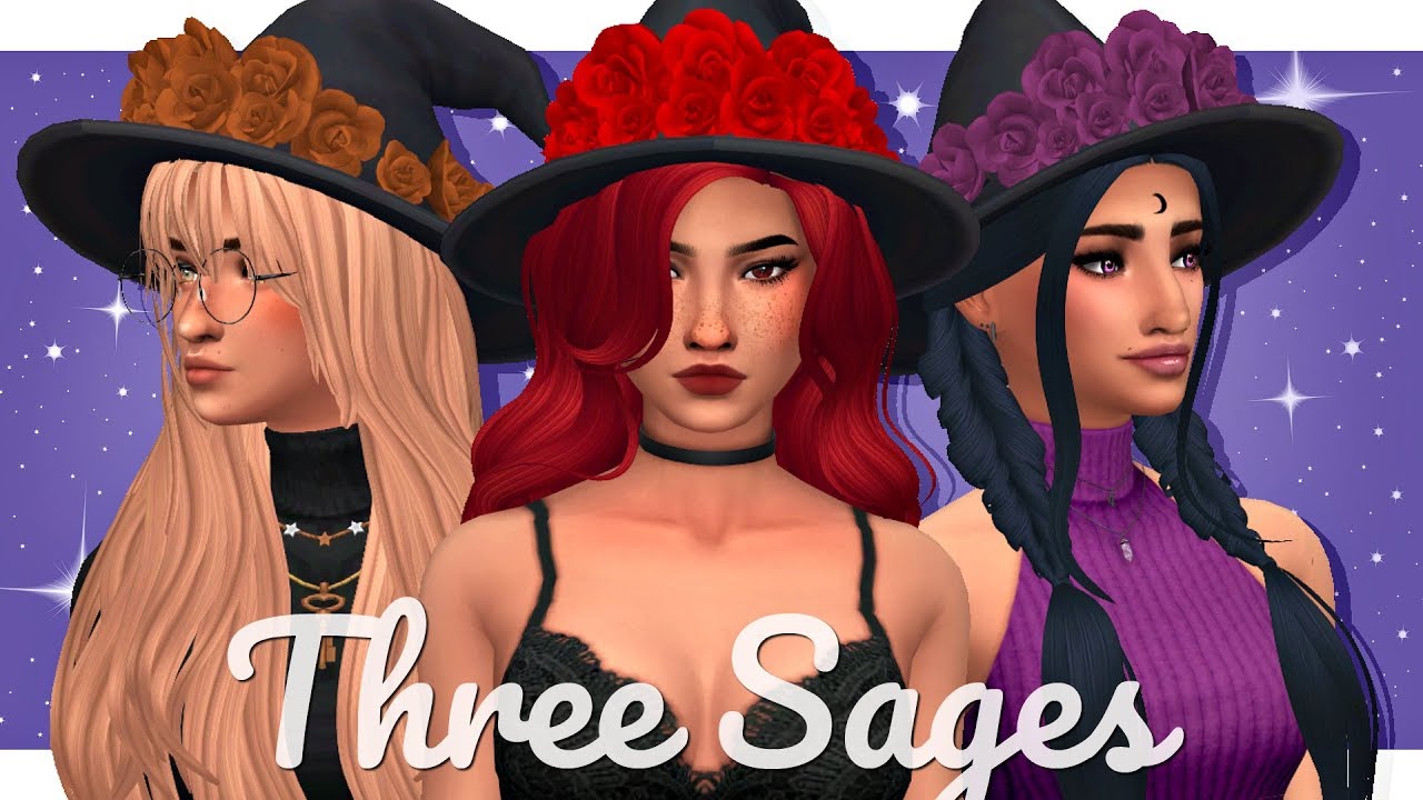 THE THREE SAGES 🔮 | Sims 4 Create A Sim