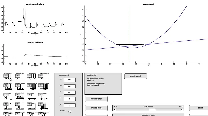 Izhikevich Action Potential Spiking