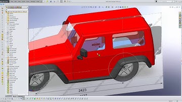 2010 Jeep Wrangler Rubicon – SolidWorks Tutorial (Part 8)