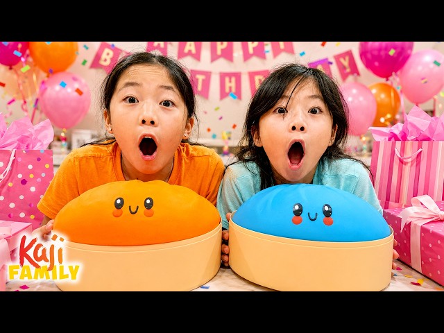 Kate Fun Emma and Kate's 10th BIRTHDAY! Opening Presents!! - Videos For Kids