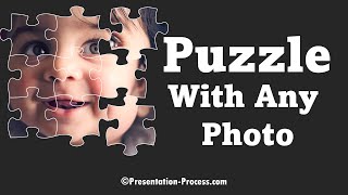 Break a Photo into Puzzle Pieces [PowerPoint Trick]