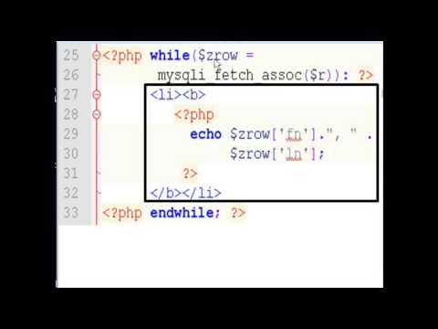 PHP MySql List Records 1/3