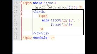 PHP MySql List Records 1/3