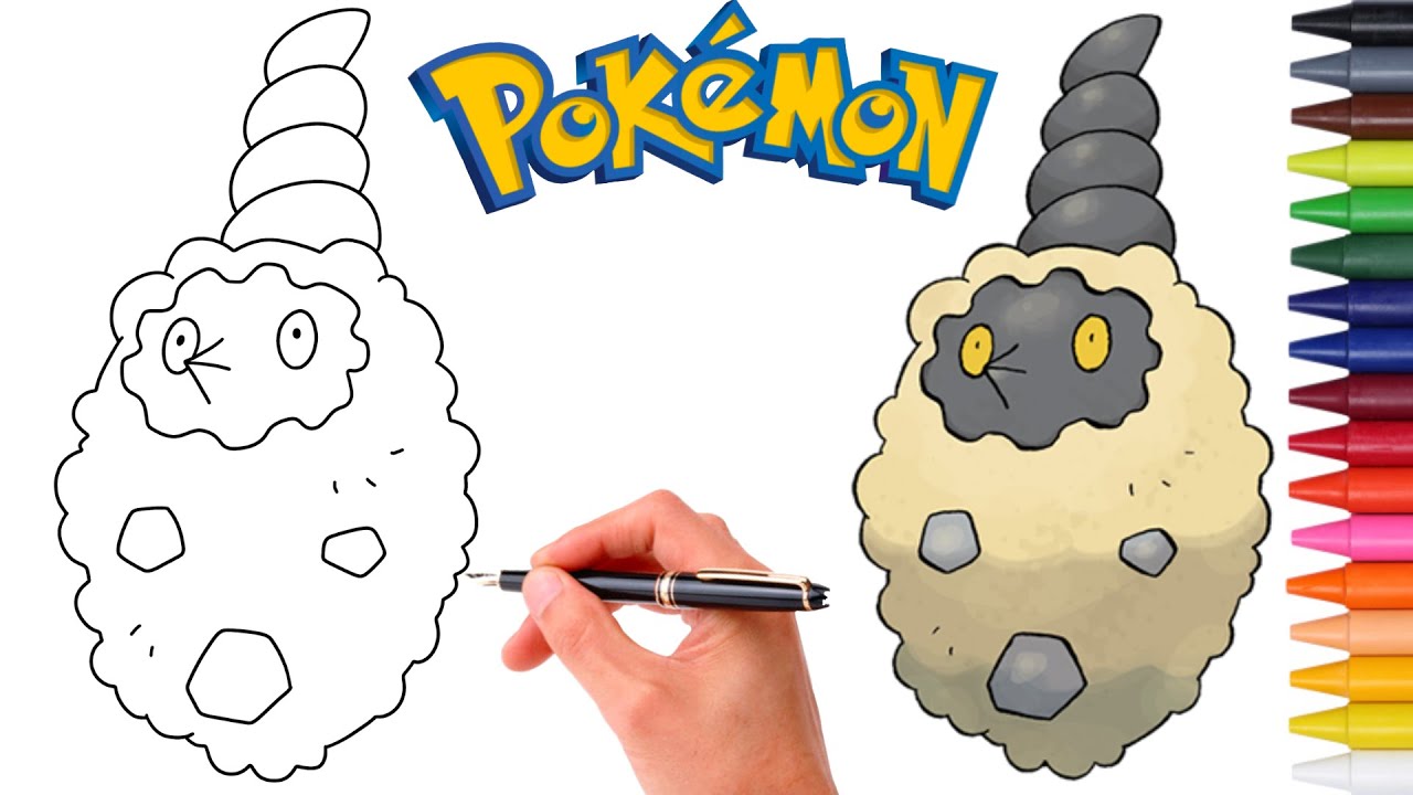 Como Desenhar o Pokémon Sandy Cloak BURMY | Variantes de Pokémon