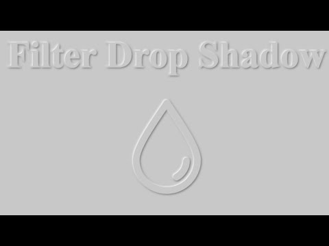 Html, css, Filter drop shadow.