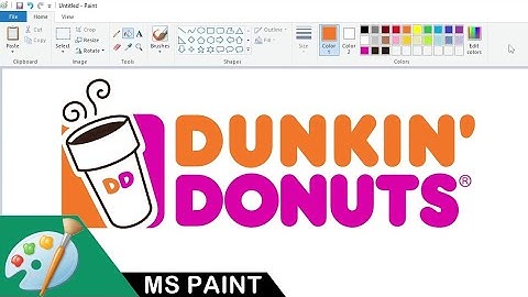 How to draw a Dunkin