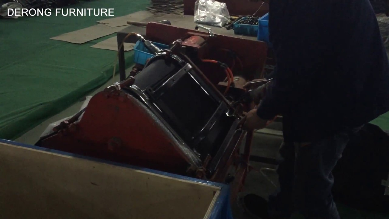 Eames Style Office Chair Producing Procedure - How do we assemble the seat? - Derong Furniture