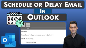 Outlook Tips - Schedule or Delay an Email | App or Web Version