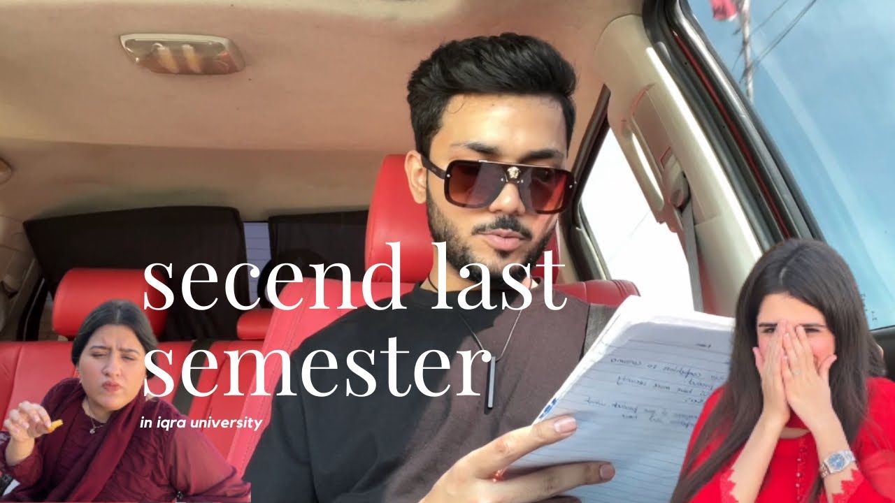 2nd last semester???? Two exams in one day💔💔 iqra university ~ Kamran ...