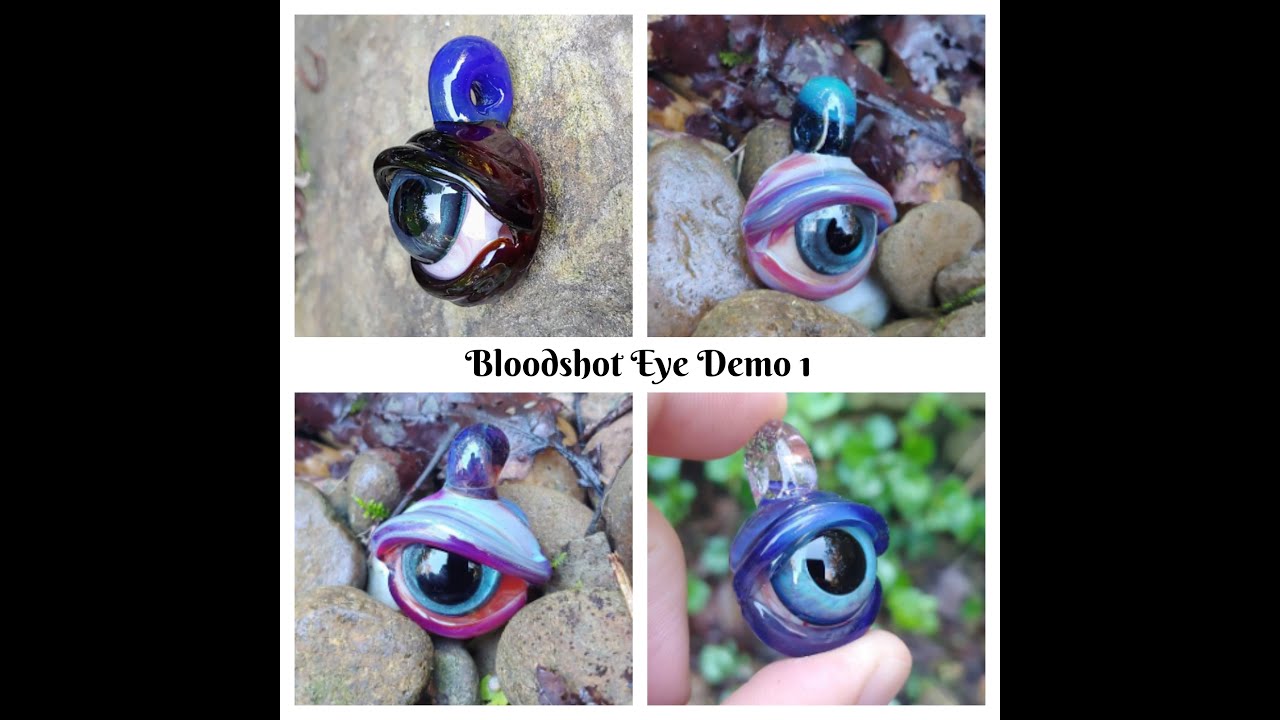 Bloodshot Eye Pendant Tutorial