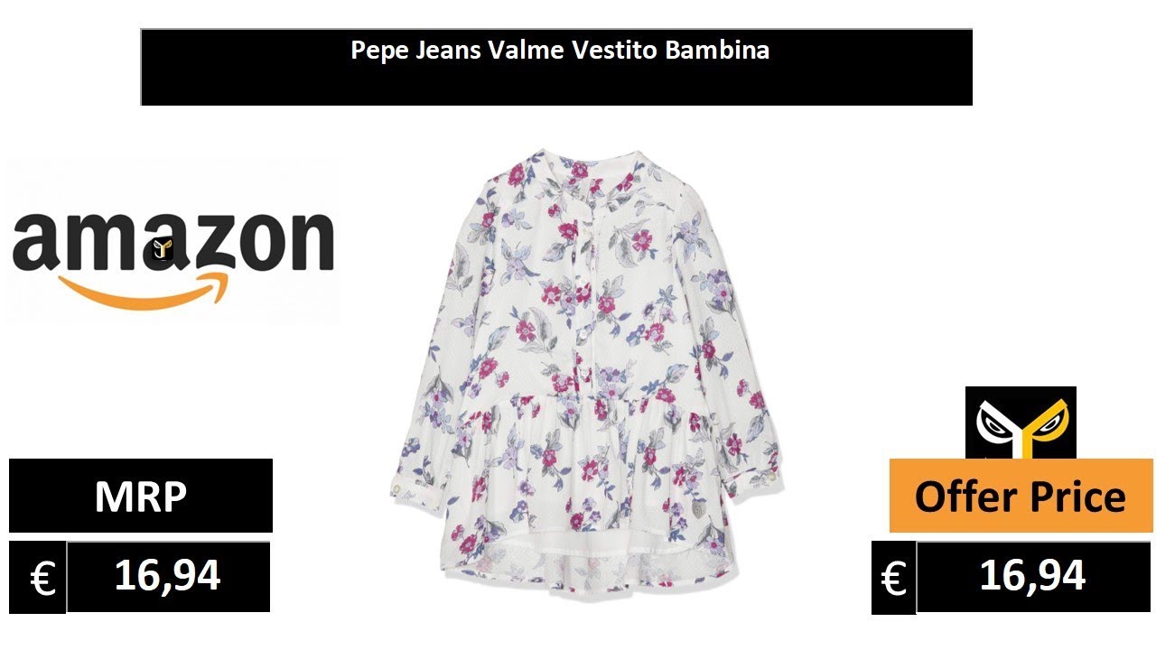 Pepe Jeans Valme Vestito Bambina