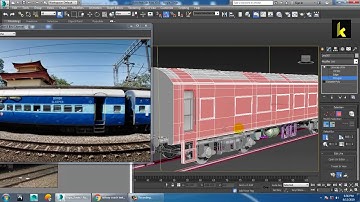 Tutorial on Modeling and texturing an Indian Train bogie in 3dsmax ( Part 13)