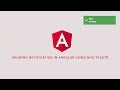 Angular Toast Notifications with Ngx toastr