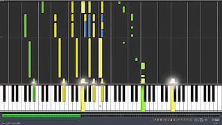 Video thumbnail of "Mika - Happy Ending Synthesia Cover"