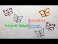 Schmetterling aus Perlen 🦋Butterfly //MACH MIT BEADS / Perlentiere, Dekoration, Geschenk