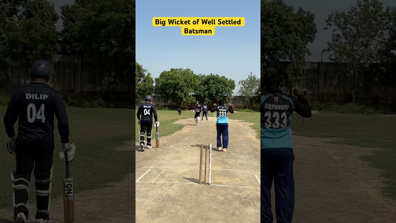 Big Wicket of Well Settled Batsman 