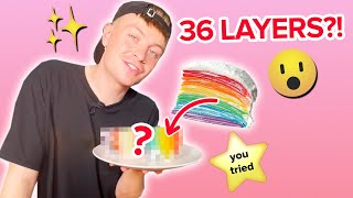 I Made A 36 Layer Pride Rainbow Crepe Cake