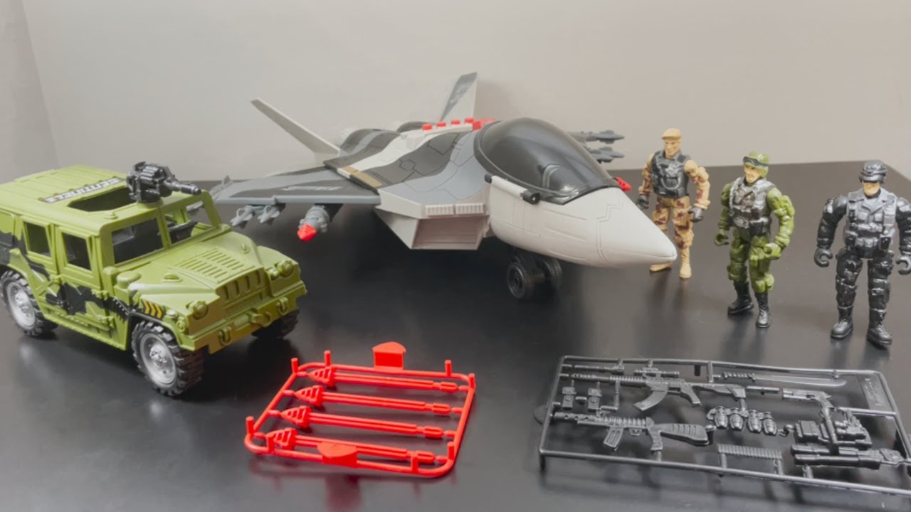 True Heroes Fighter Jet Playset Review - YouTube