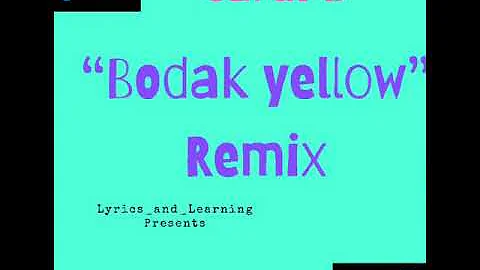 Cardi B Bodak Yellow Remix - Alphabet