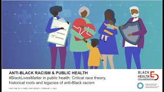 NCCDH Anti-Black Racism and Public Health Part 1:  #BlackLivesMatter in public health