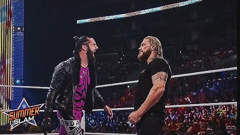 WWE : Seth Rollins Vs Edge , Summerslam 2021