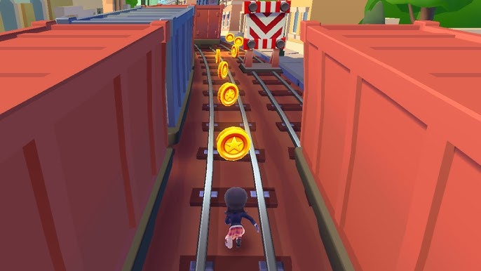 So I decided to speedrun Subway Surfers and made a police officer