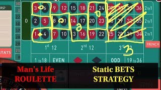 Roulette WIN tricks Static BETS STRATEGY