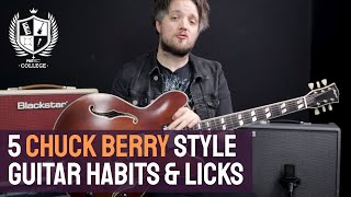 5 Chuck Berry Guitar Habits - Play Guitar Like Chuck Berry - PMT College