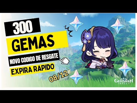 08/12] 3 Novos Códigos de Resgate (300 Gemas Grátis) - Genshin