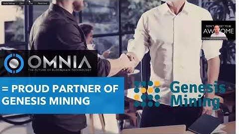 OMNIA cryptocurrency mining Genesis Mining Partner BINARY TREE   YouTube 360p