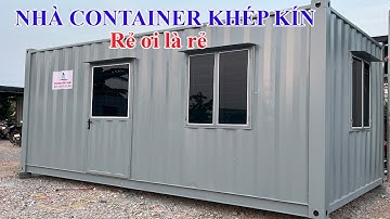 Nhà container 20 feet có vệ sinh khép kín tại xưởng liên hệ 0906 022 966