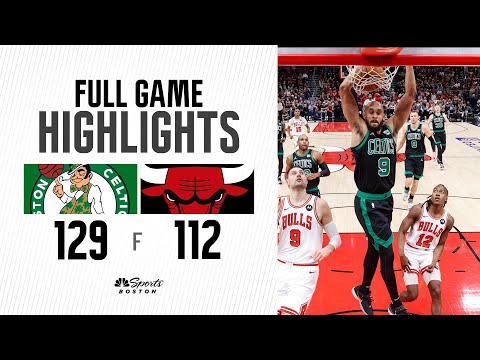 FULL GAME HIGHLIGHTS: Celtics beat Bulls for season-high 7th straight win