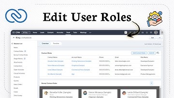 How to edit roles and profiles Zoho CRM (Permissions Guide)
