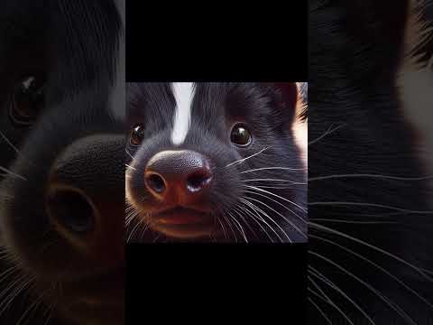 Kokarca | Bal Porsuğunun Akrabası | Pis kokulu hayvan | Skunk | Honey Badger #Belgesel #viral #reels