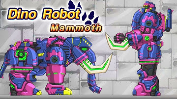 Dino Robot Game - Mammoth Beast VS Mammoth Transformer - Assembly Dinosaur Robot Game