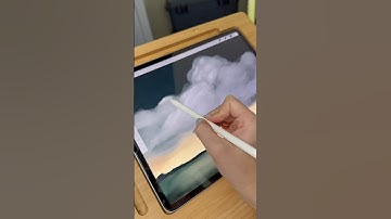 Procreate landscape tutorial #procreatetutorials #procreate #procreatebrushes